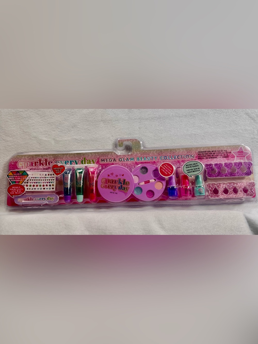 Sparkle Every Day Mega Glam Beauty Collection NIP Makeup Set Age 8+